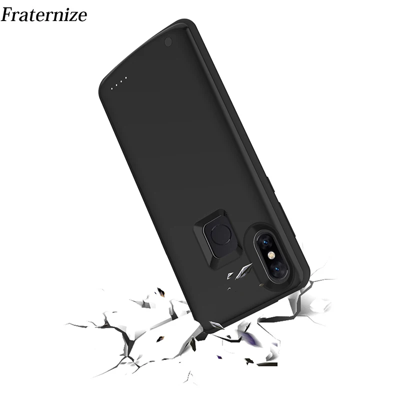 샤오미 미 믹스 3 배터리 충전기 케이스, 외부 백업 충전 커버, 5000mAh 파워 뱅크 케이스