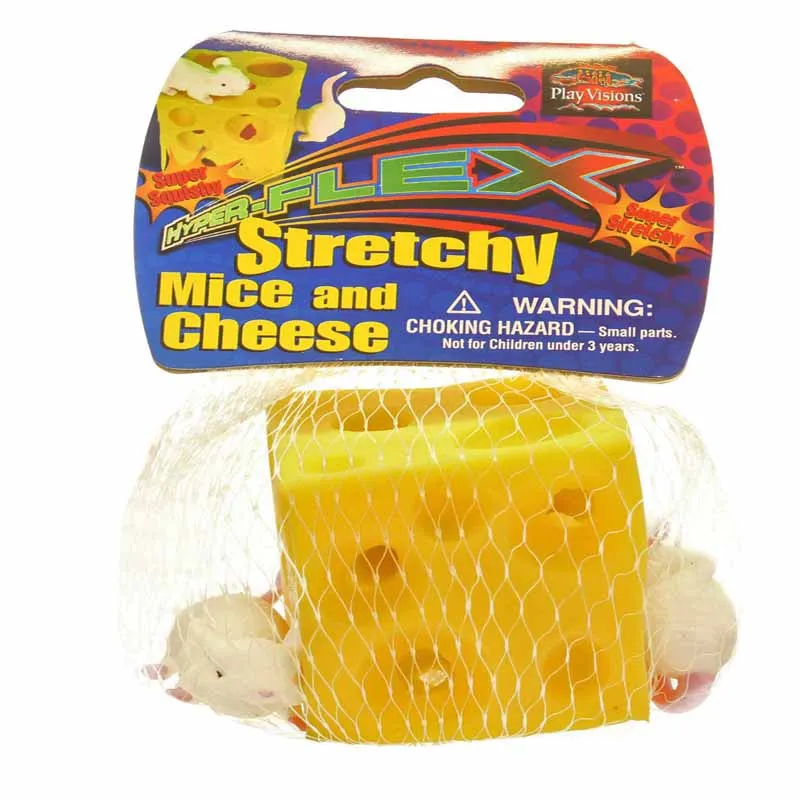 Mouse and Cheese Toy  Sloth Hide and Seek Stress Relief Toy Squishable Figures and Cheese Block Stressbusting Fidget Toys