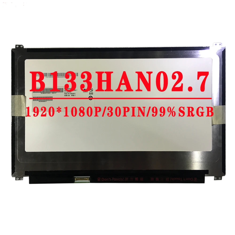 

B133HAN02.7 B133HAN02 7 13.3 inch 1920x1080IPS 30pin edp lcd screen For ASUS UX305 UX305FA UX305CA Laptop lcd screen