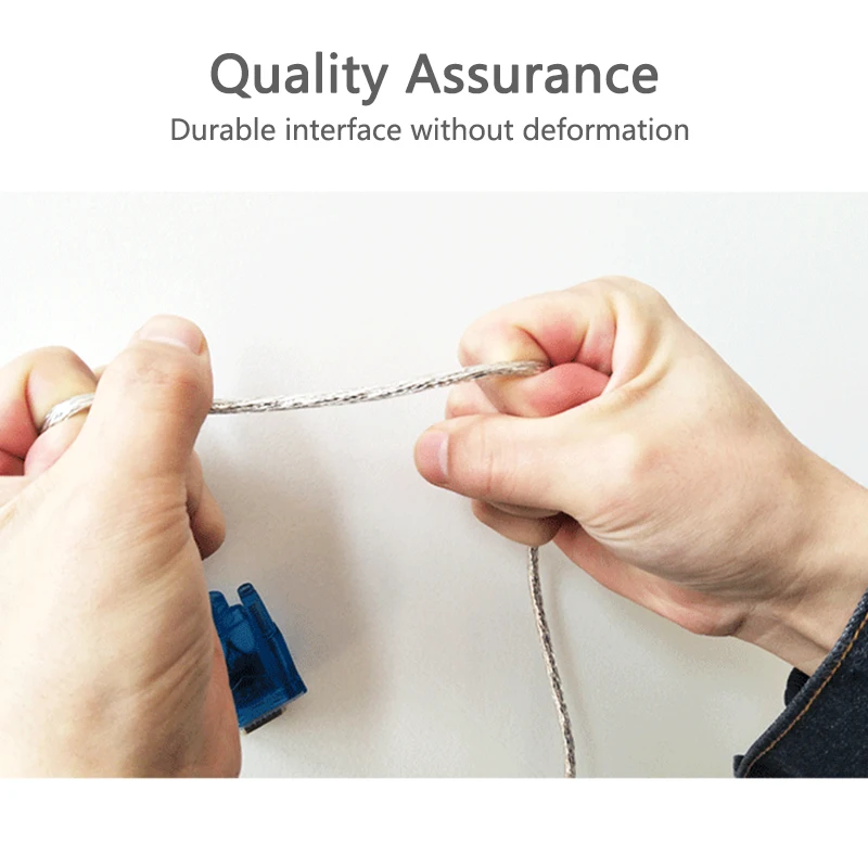 Адаптер USB-последовательный USB-RS-232 «папа» (9-контактный) последовательный кабель DB9, набор микросхем Prolific, Windows 10/8.1/8/7, Mac OS X 10,6 и выше