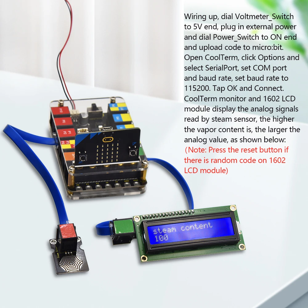 Keyestudio EASY PLUG Super Starter Kit For BBC micro：bit STEM Education Rj11 Micro Bit With Micro bit board Kit V2 Sensor Kit