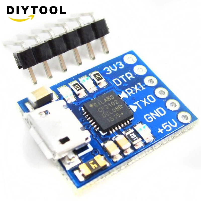 CP2102 MICRO USB a UART TTL modulo 6pin convertitore seriale STC sostituire FT232 nuovo