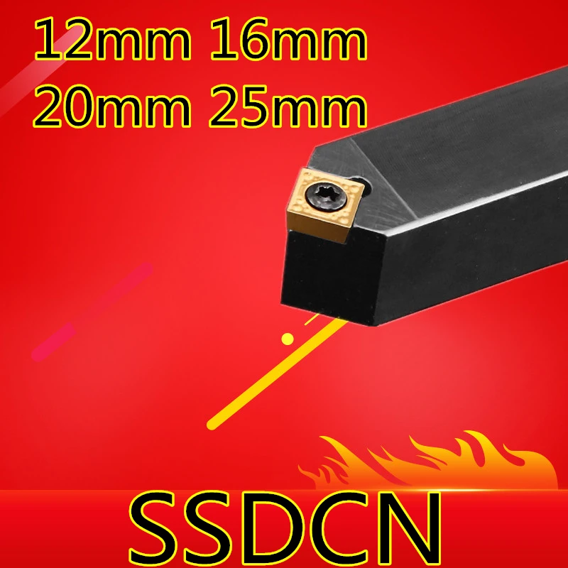 Herramientas de torno externo CNC, 1 pieza, SSDCN1212H09, SSDCN1616H09, SSDCN2020K09, SSDCN2525M09, SSDCN2020K12, SSDCN2525M12