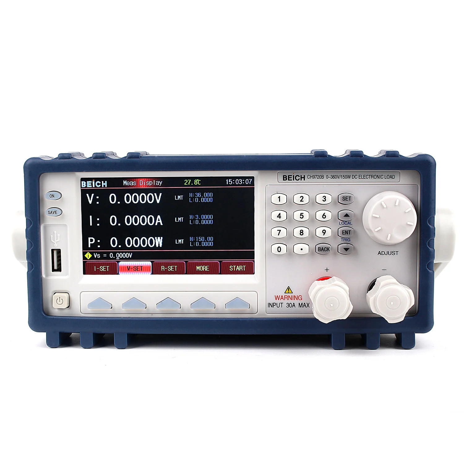 High Precision Programmable dc load Battery Tester CH9720C 300W 360V 30A CH9720B 150W DC Electronic Load