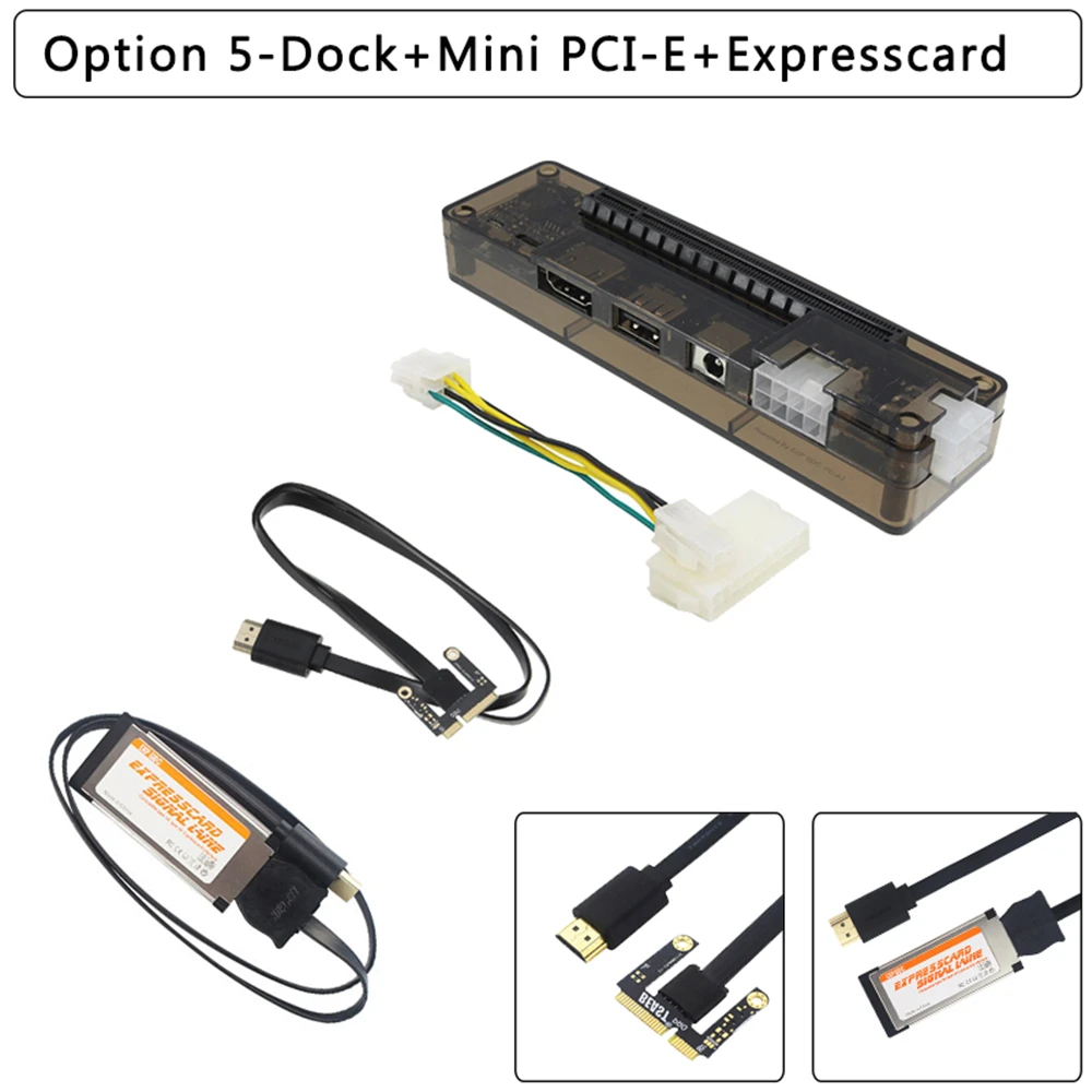 PCI-E EXP GDC Externe Laptop Video Karte Dock Grafikkarte Laptop Dock ( Mini PCI-E / NGFF M.2 A/E Schlüssel/Expresscard Interface)