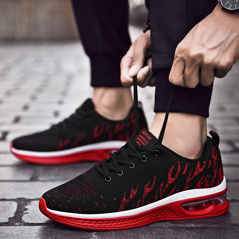 Sneakers For Men Fashion Lace Up Breathable Mesh Running Mens Tennis Shoes Sports Designer Basketball Shoes Zapatos De Hombre