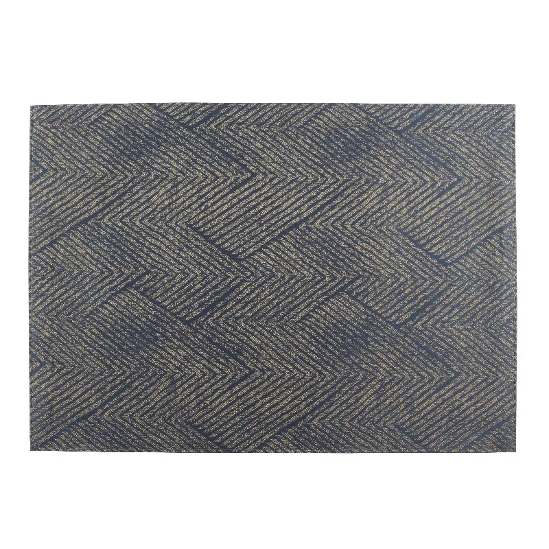 Set Of 4  Yarn-Dyed Jacquard Mats Heat Resistant Non-Slip Placemat 45*32CM Rectangle Table Mat For Hotel Coffee Bar