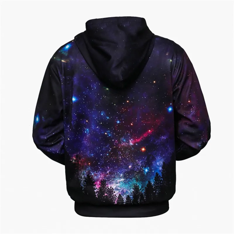 Space galaxy hoodies men\'s and women\'s hoodies 3d brand clothing hoodies hoodies printed casual sports jacket