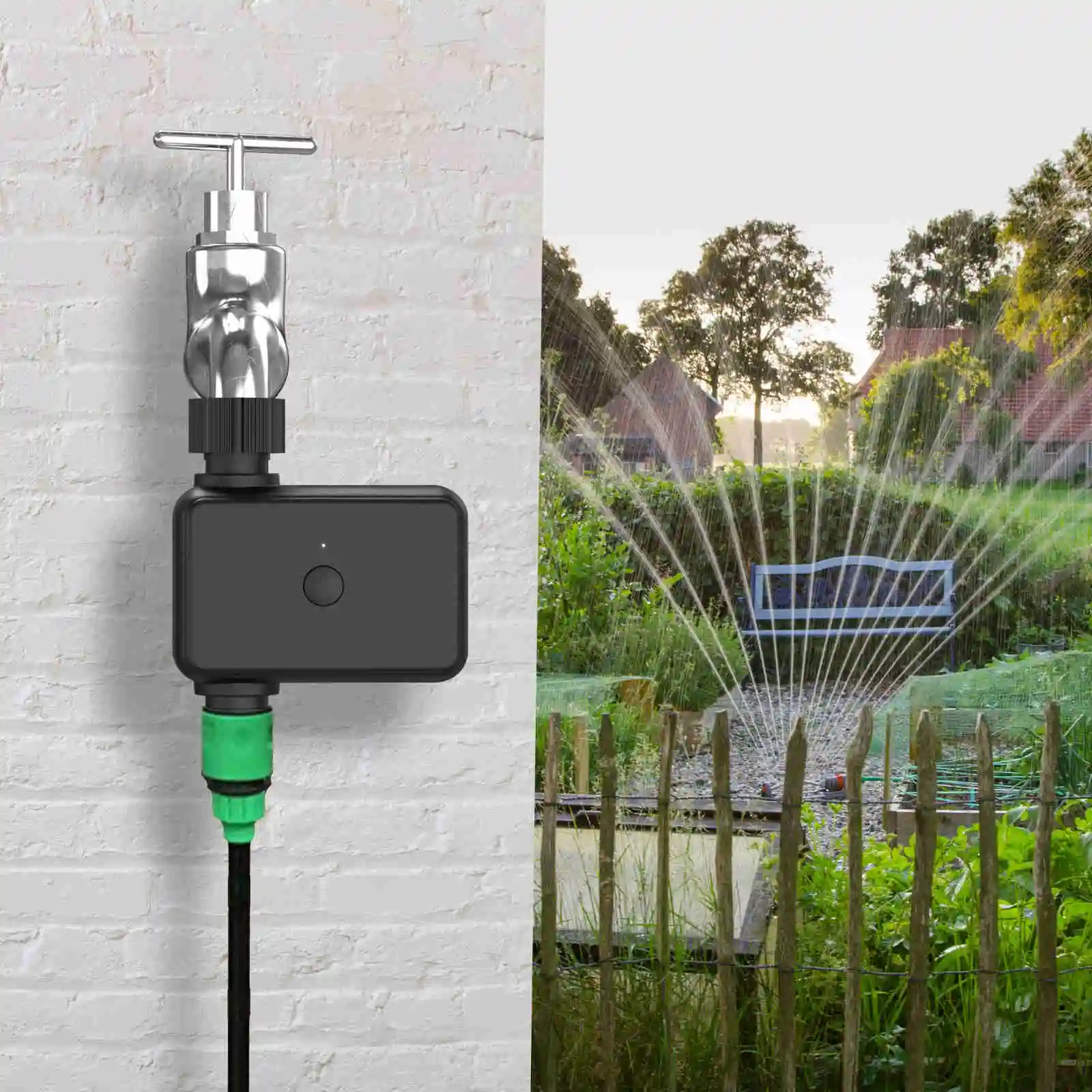 WIFI Watering Timer IP55 Automatic Drip Irrigation Garden Water Controller Valve Google Assistant Smart Home,Alexa Bluetooth