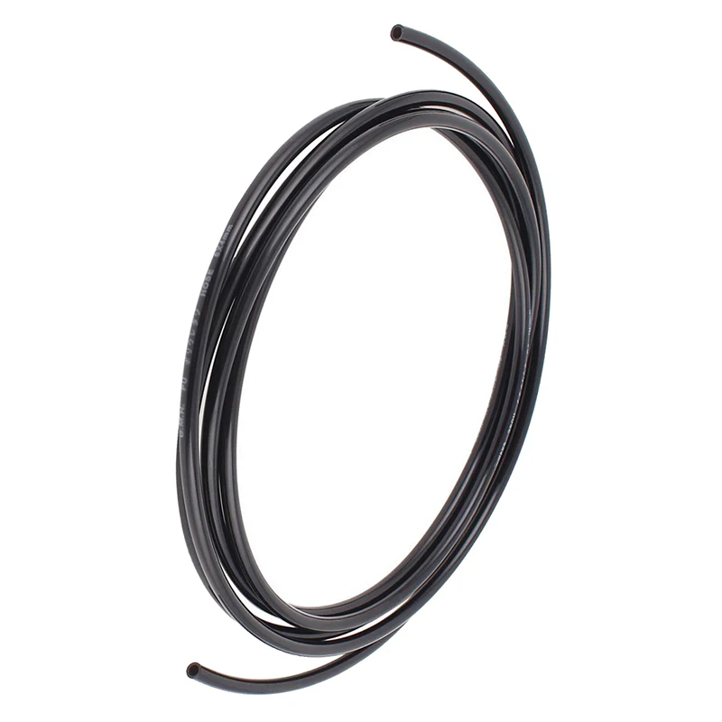 Manguera de aire neumática de 4x6mm de diámetro exterior, color negro