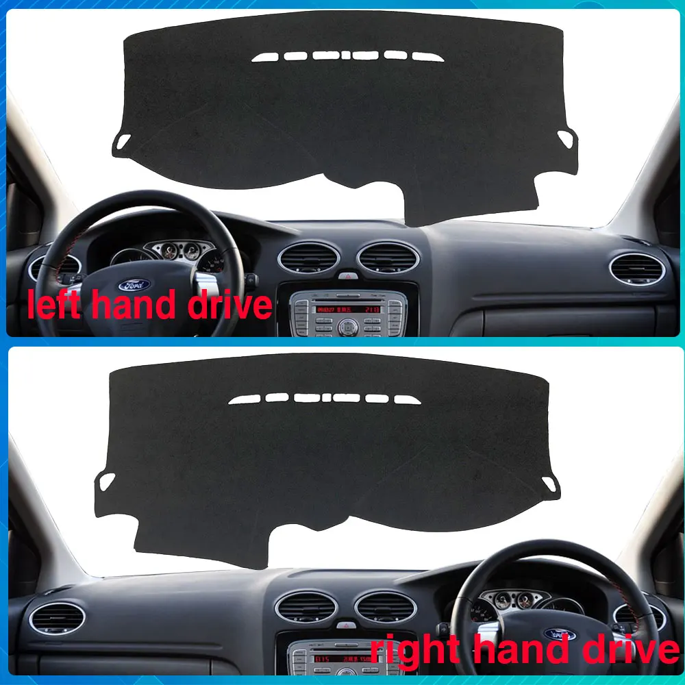 Dashboard Dash Mat Cover Sun Shade Carpet Rug for Ford Focus MK2 MK2.5 2004~2010 2005 2006 2007 2008 2009 Car Accessories Goods