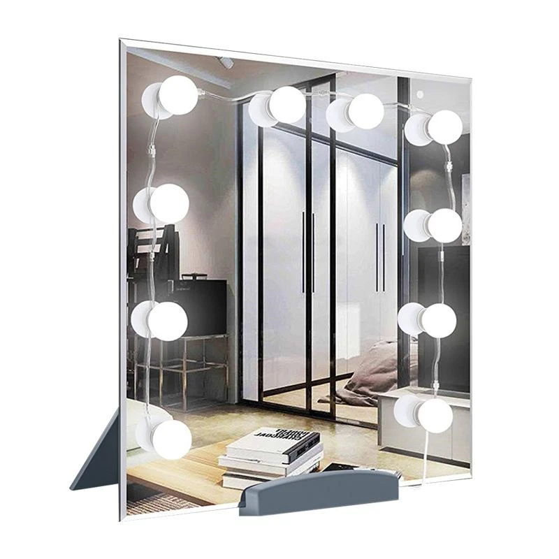 6/10/14Pcs 8W LED Makeup Mirror Light Full Backlit Mirror USB Table Mirror with Light Makeup Lights USB Wall Lamp