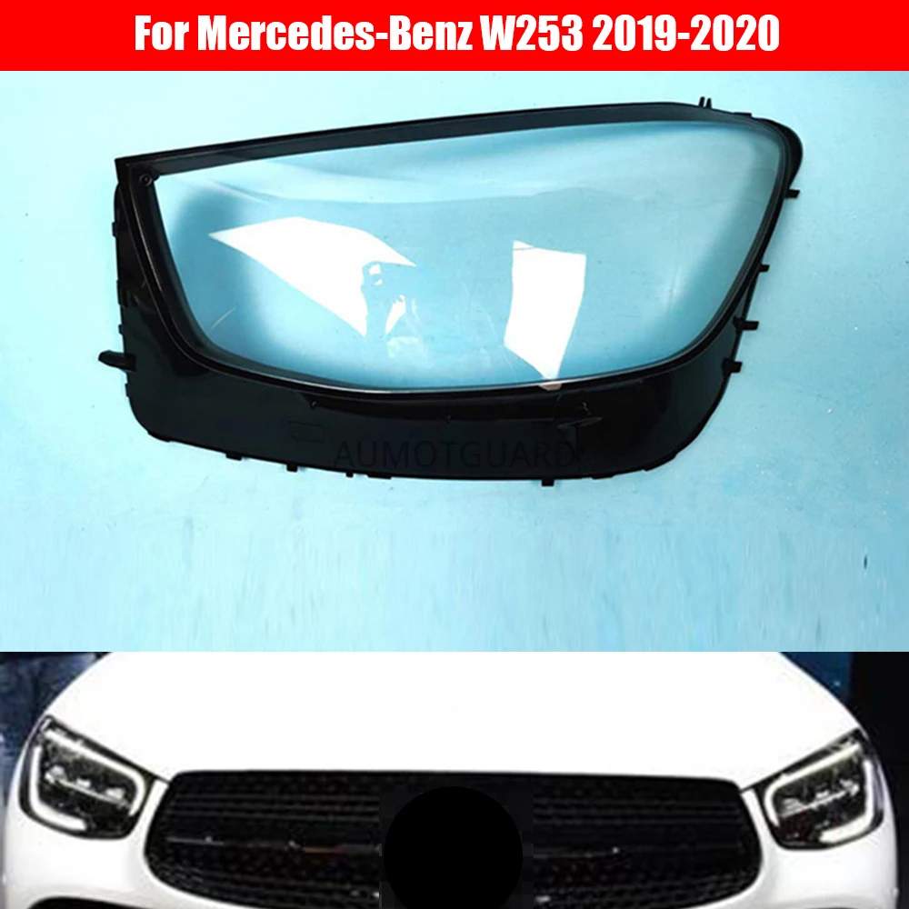 

Car Headlight Lens For Mercedes-Benz W253 GLC200 GLC260 GLC300 2019 2020 Headlamp Cover Replacement Auto Shell