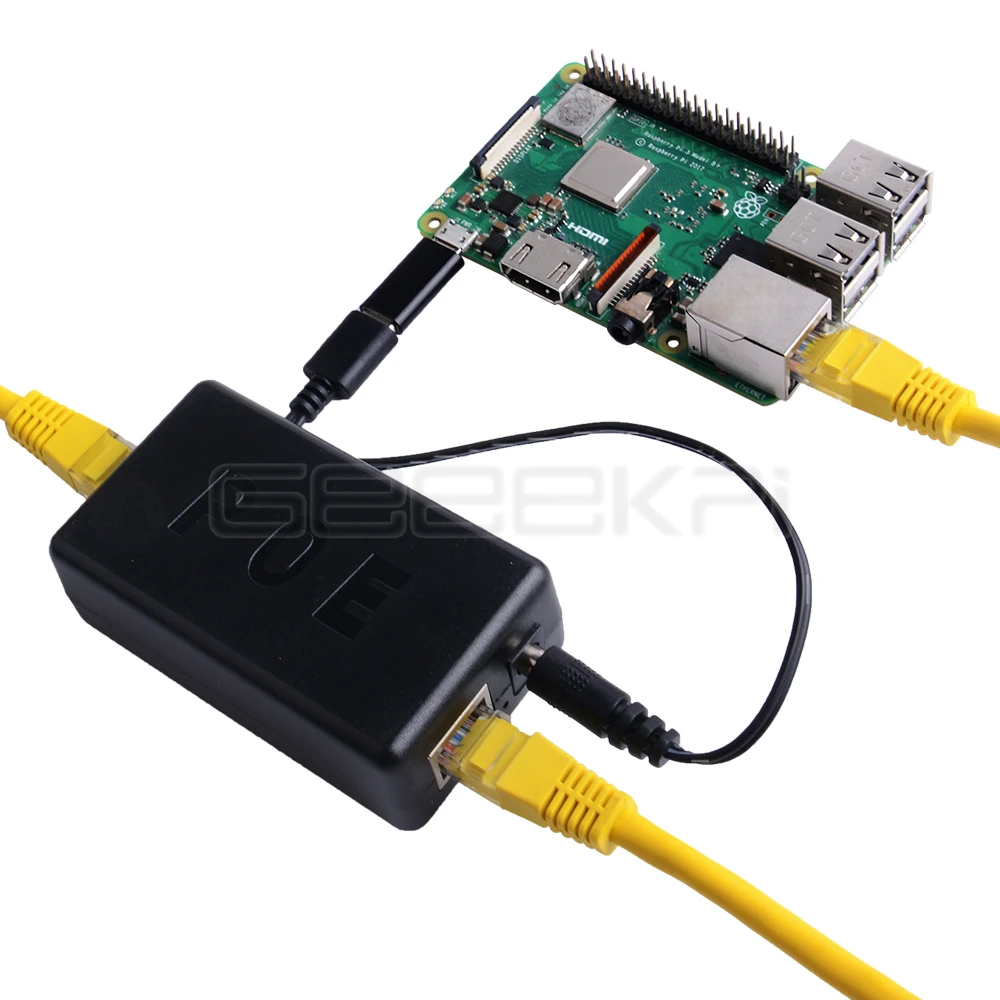 Кабель PoE Gigabit Raspberry Pi 4B, USB Type-C, от 48 до 5 В
