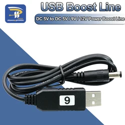 USB Power Boost Line DC 5V to DC 9V / 12V Step UP Module USB Converter Adapter Router Cable 2.1x5.5mm Plug