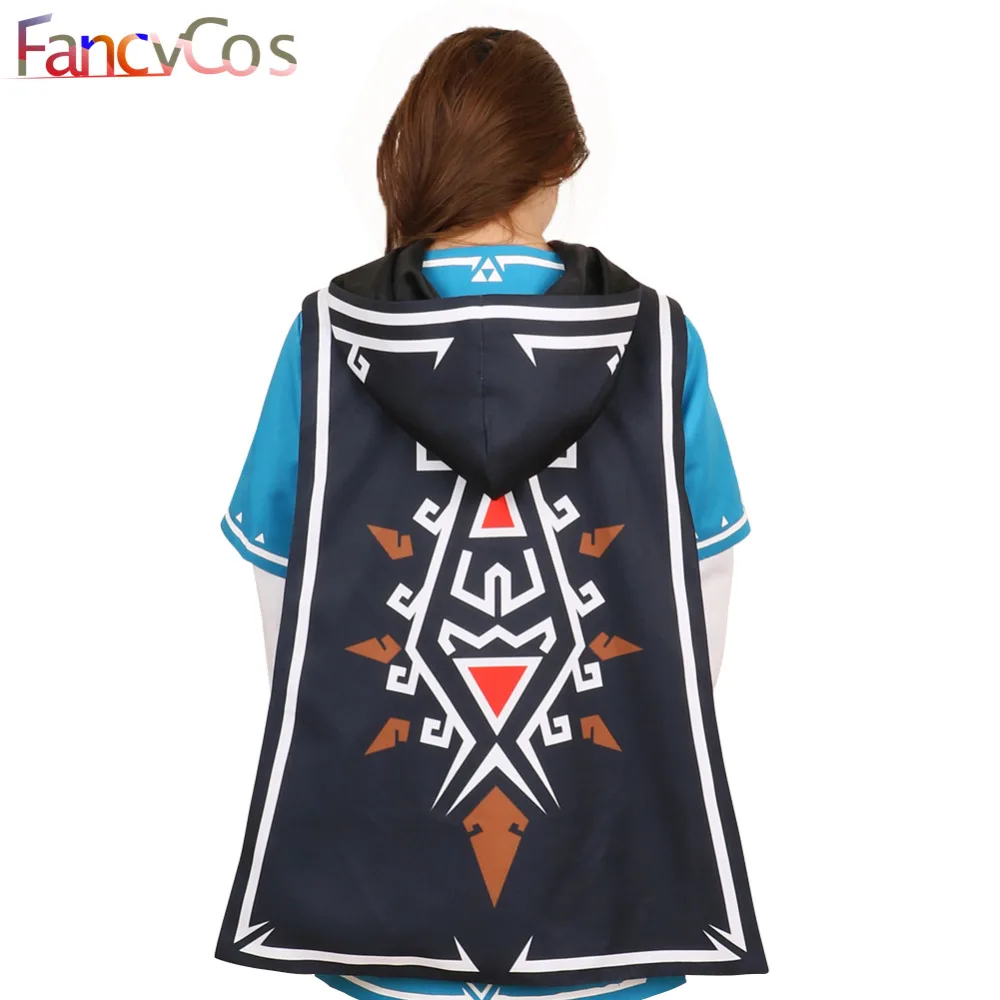 

Skyward Sword HD Link Cape BOTW Link Cloak Breath of The Wild Link Cloak Cape Robe Costume Cosplay Accessories Game Anime