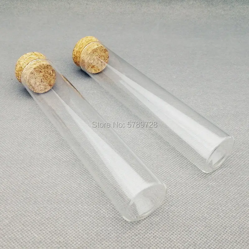 12pcs/lot Lab 30x150mm Flat bottom Glass Test Tube With Cork Stoppers for School Laboratory experiment