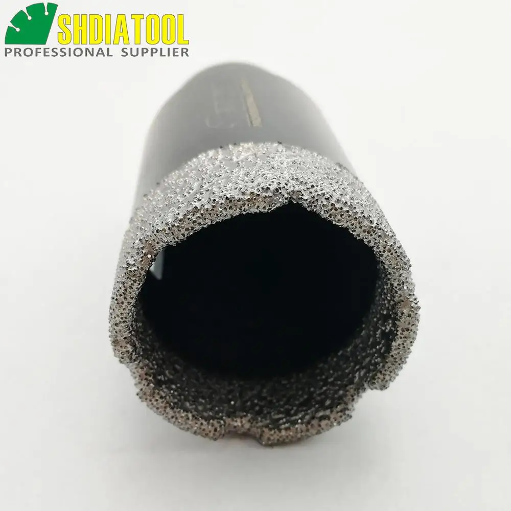DIATOOL 1-1/2 "ฝุ่นbrazedเพชรแห้งเจาะบิต5/8-11เชื่อมต่อเส้นผ่าศูนย์กลาง38มิลลิเมตรสำหรับพอร์ซเลนหินแกรนิตหินอ่อนก่ออิฐ