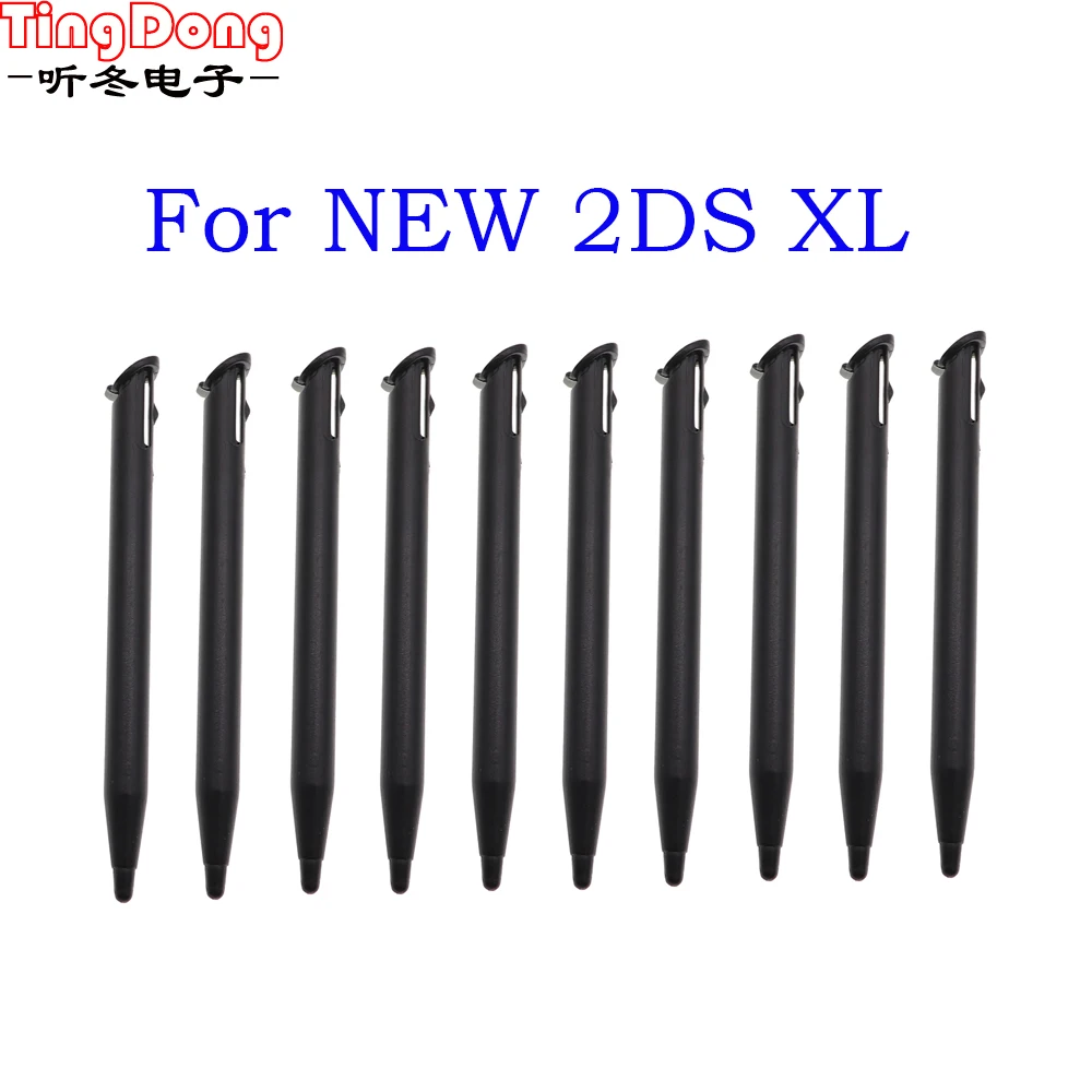 10PCS Metal Telescopic Stylus Plastic Stylus Touch Screen Pen for 2DS 3DS New 2DS LL XL New 3DS XL LL For NDSL NDSi