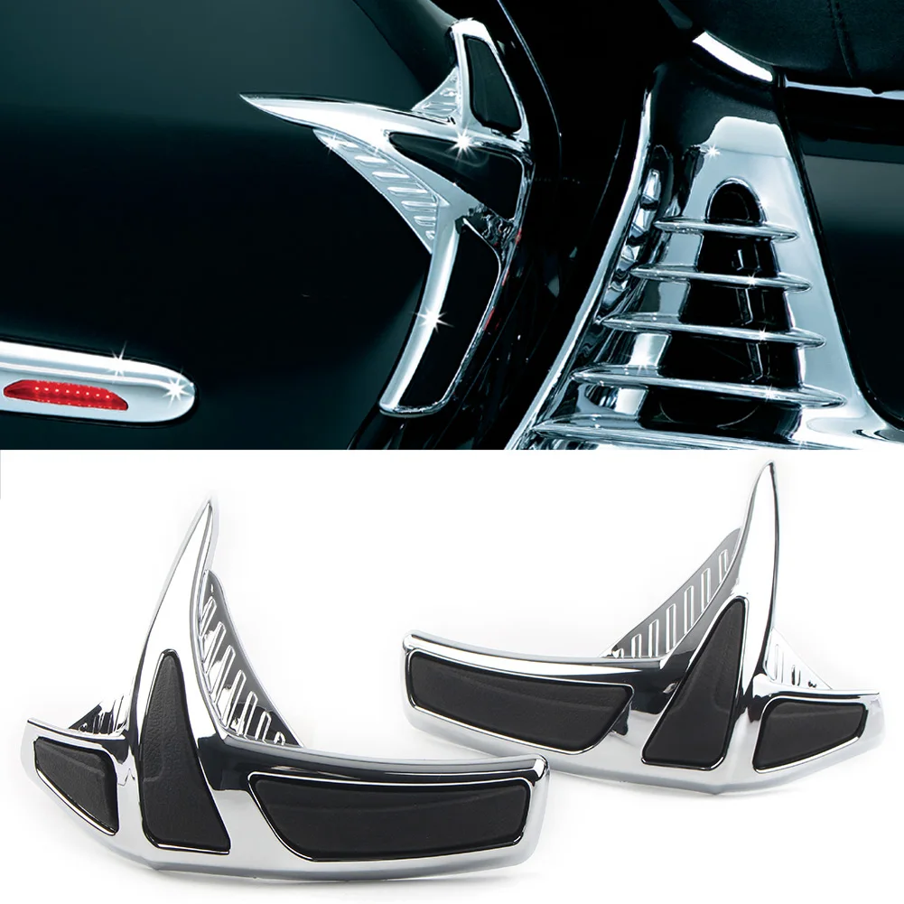 

GL1800 Motorbike Fairing Sddlebag Protector Trim Cover For Honda Gold Wing GL 1800 2001-2011 Chrome Motorbike Decoration Parts