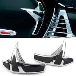 Motorbike Fairing Sddlebag Protector Trim Cover For Honda Gold Wing GL1800 GL 1800 2001-2011 Chrome Motorbike Decoration Parts