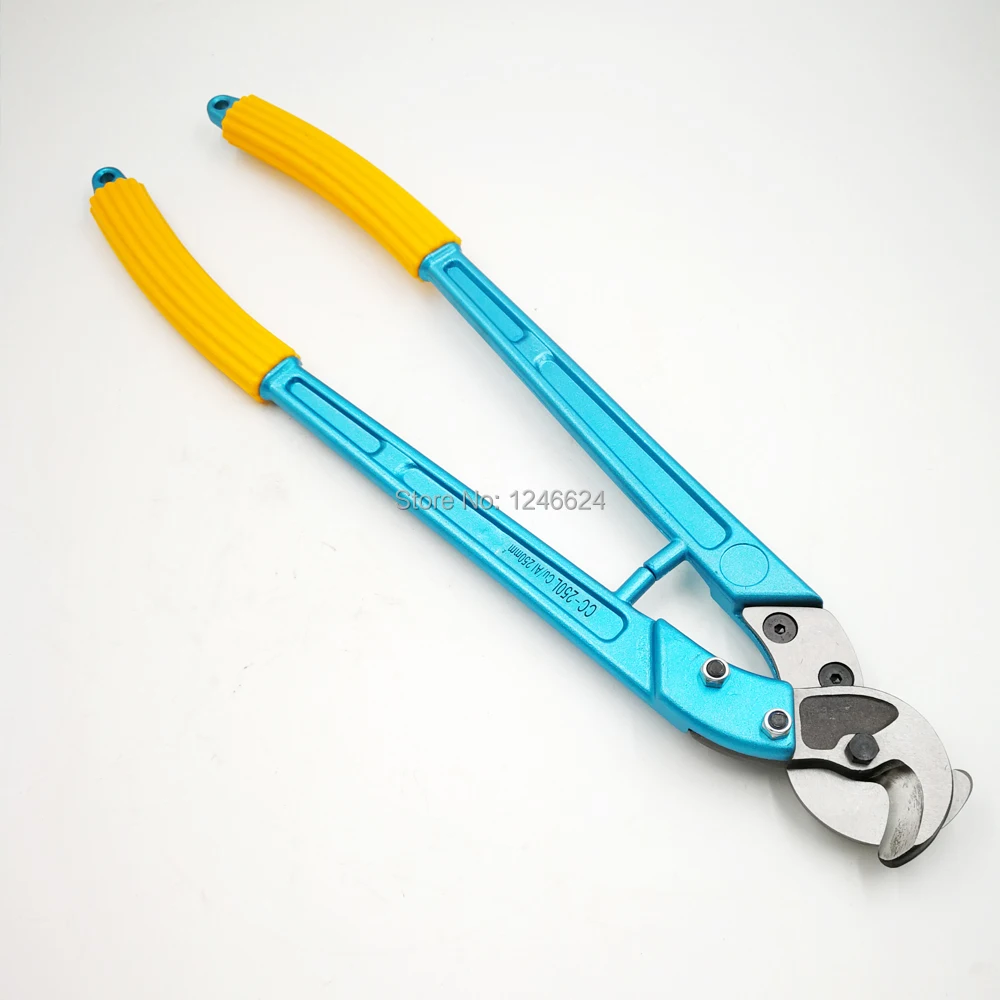 

CC-250L Multi-use Electrician Scissor Shear Superior Aluminum Hand Cable Cutter For cutting copper and aluminum cable max 250mm2