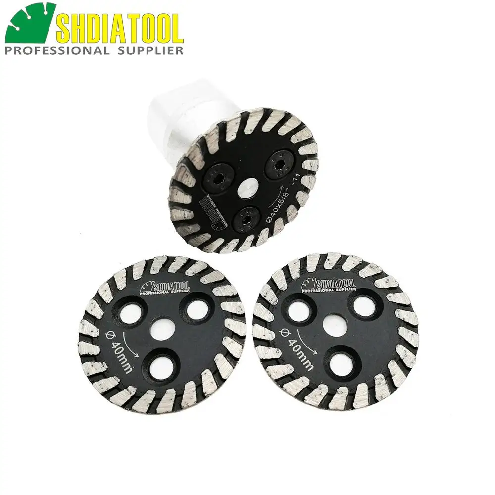 DIATOOL 1 pz stampati a Caldo del mini diamante lama con rimovibile 5/8-11 lungo flangia e 2 pz lame