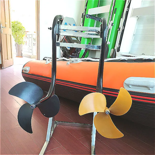 New Hand Propeller Marine Rubber Boat Paddle Fishing Boat Hand Motor Propeller Manual Propeller Inflatable Boat Outboard Machine