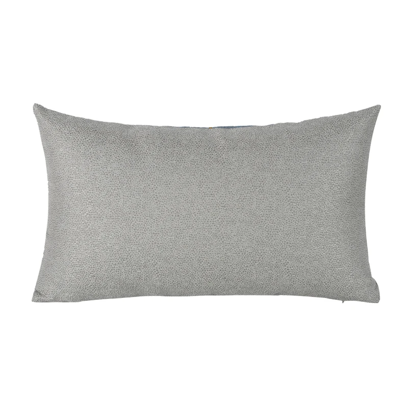 European Natural Gems Cushion Cover Pillow Cover Blue Grey Patchwork Pillowcase Decorative Living Room Sofa Cushion