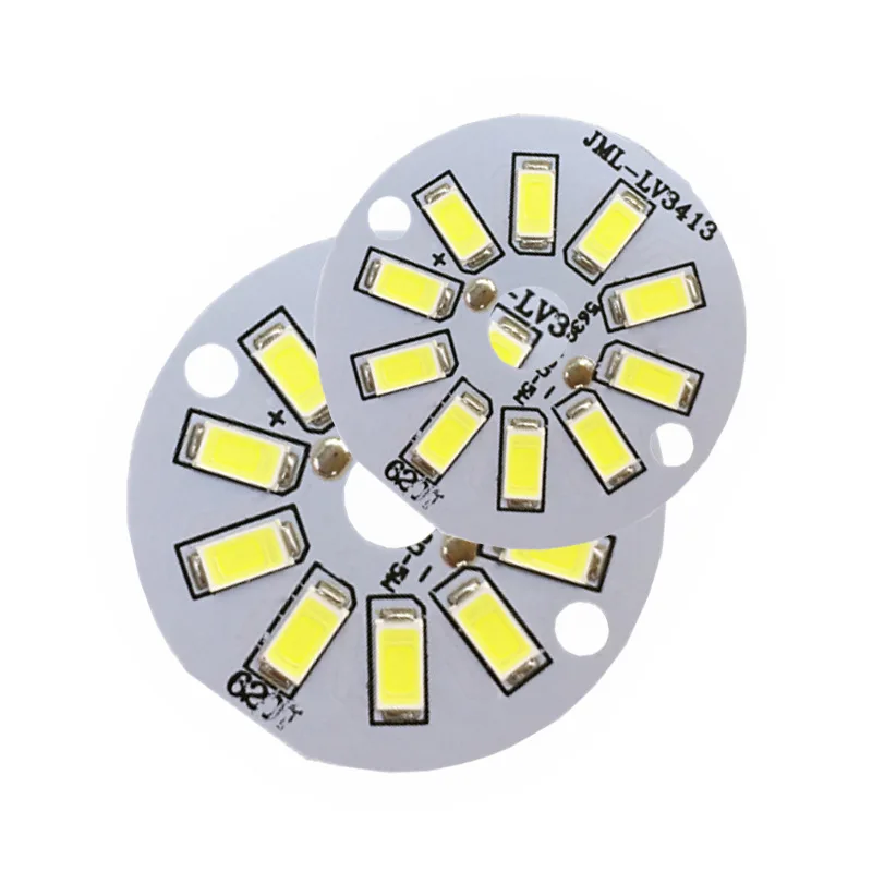 5pcs SMD5730 LED Chip Board 5W 7W 9W 300mA Constant Current Lamp Bead Board Aluminum Lamp Plate for LED Bulb Downlight Spotlight