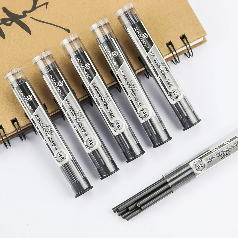 

Mechanical/Automatic Charcoal Pencil 2.0/4.0mm Graphite Lead/Refills/Core Replaceable HB/2B/4B/6B/8B/10B/12B Sketch Painting