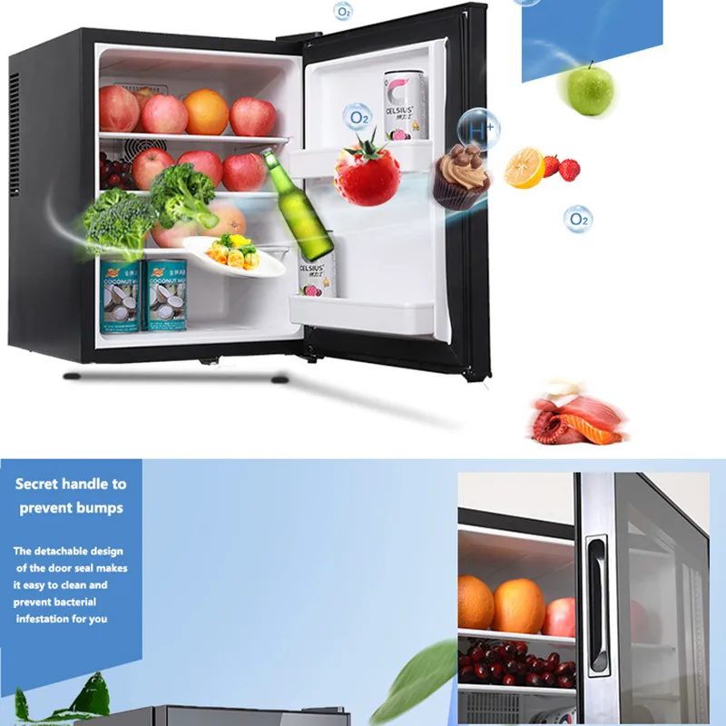 Hotel Zimmer Kleine Kühlschrank 30L Gekühlten Frische-Halten Kleine Kühlschrank Chip Kälte Energiespar Schweigen Refriger