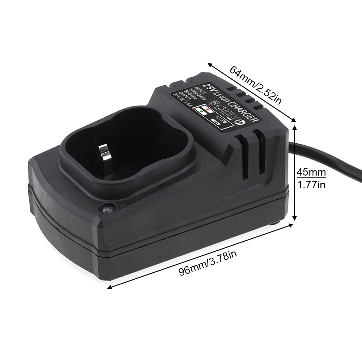 25V Lithium Battery Charger Portable Electric Drill Screwdriver Lithium Battery Adapter For 25V Lithium Screwdriver