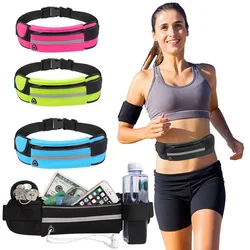 Pochete de corrida à prova d'água, acessórios esportivos para áreas externas para corrida, cinto para barriga, bolsa de fitness feminina para academia