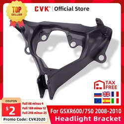 CVK Headlight Bracket Motorcycle Upper Stay Fairing For SUZUKI GSXR600 GSXR750 GSXR 600 750 GSX-R 08 09 10 2008 2009 2010 Parts