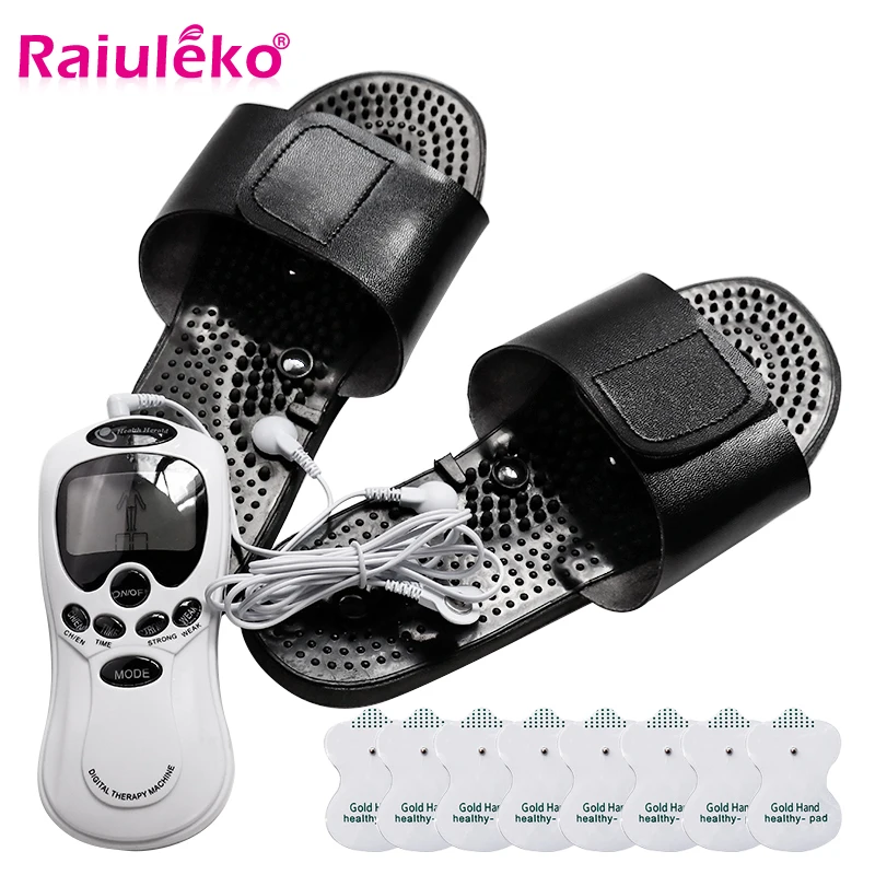 

Electro Foot Massager Slippers for Electrical TENS Electrode Gloves Therapy Massager with 2.5mm Connector Electrode Cable Wire