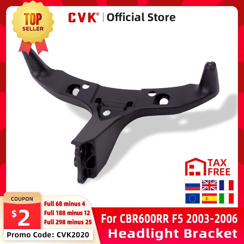 CVK Headlight Bracket Motorcycle Upper Stay Fairing for HONDA CBR600RR CBR600 CBR 600 RR 2003 2004 2005 2006 03 04 05 06 parts