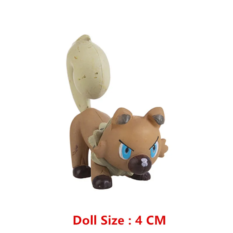 Pokemon-Figuren 3-9 cm Cartoon-Film-Anime-Figur Glurak Pikachu Mewtu Taschenmonster Actionfiguren Modell Geschenke – Detail 11