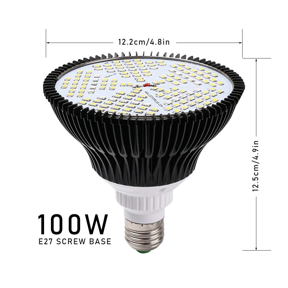 Samsung-bombilla LED lm281BA de espectro completo, lámpara Par para flores, semillas, jardín, verduras, invernadero, 100W