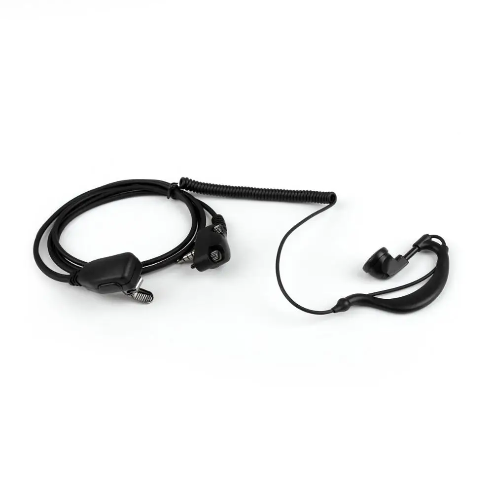 Artudatech 5Pcs 3.5mm G-shape Curve Earpiece Headset PTT For Vertex VX231 VX261 VX264 VX351 VX 231 261 264 351