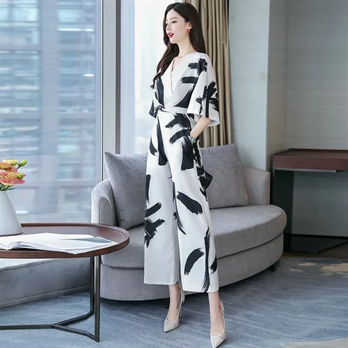 Hot Trendy Jumpsuits New Design Batwing Sleeve Jumpsuit OL Style Lady Fashion Stripes Jumpsuits