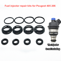 4Sets Fuel Injector Repair Service Kit for Auto Part  D2159MA for Peugeot 405 206 PUNTA AZUL PG405 198487 34800