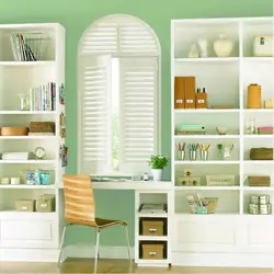 Custom Basswood Plantation Shutters Wooden Blinds Solid Wood Shutter Louvers PS295