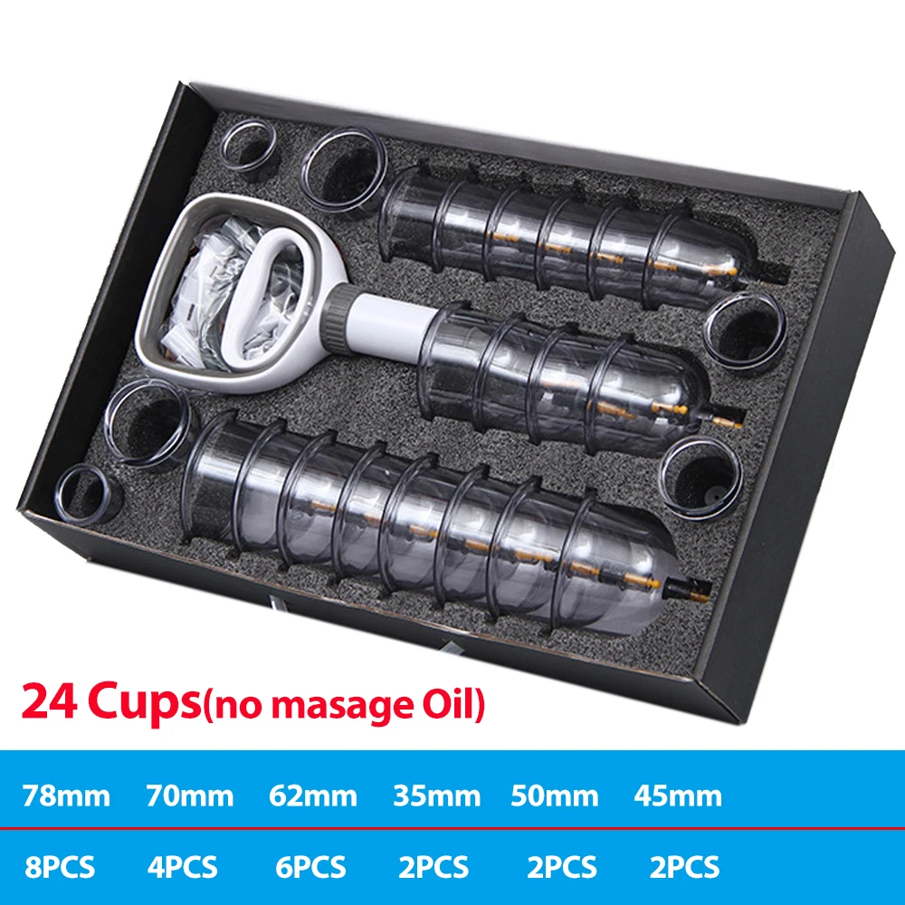 cupping therapy set Vacuum Cupping Set Suction Cups Massage Physiotherapy Jars Chinese Medicine Anti Cellulite For Body Massager