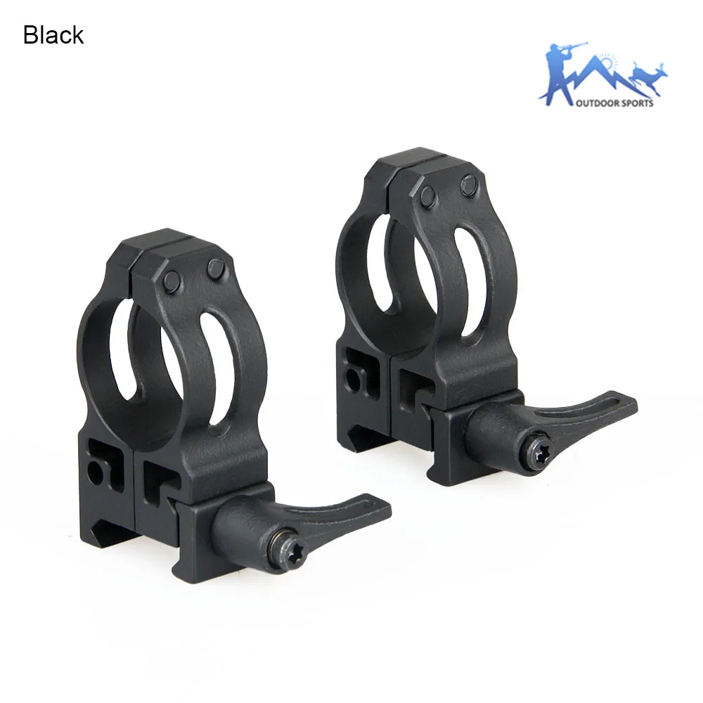 PPT QD Scope Mount Tactical Riser Airsoft 25.4mm Metal scope mount Fits 21.2mm Picatinny Rail in Gun Hunting Accessory OS24-147