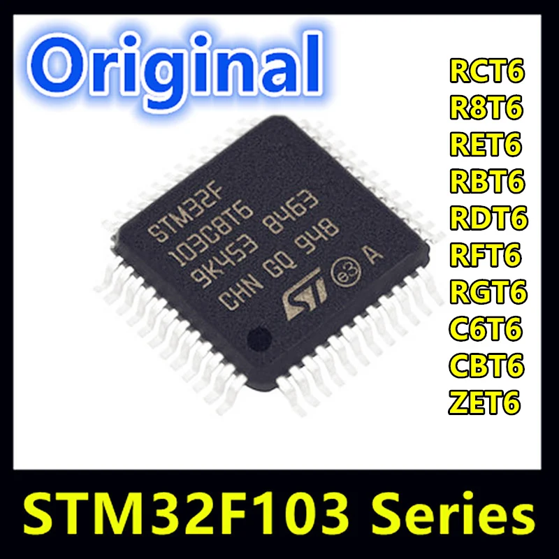 STOCK STM32F103C6T6A Original STM32 chipSTM32F103RCT6 STM32F103RET6 STM32F103RBT6 32f103R8T6 RDT6 RFT6 RGT6 CBT6 STM32F103C6T6