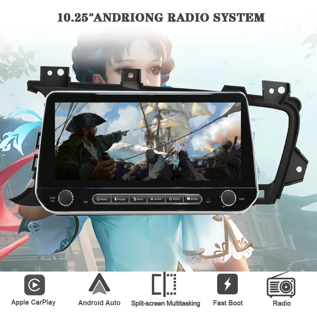 

4G LTE Android 13 8+256G IPS DSP For KIA Optima K5 2011 2012 2013 2014 Car DVD Radio Multimedia Video Player GPS WIFI 2din