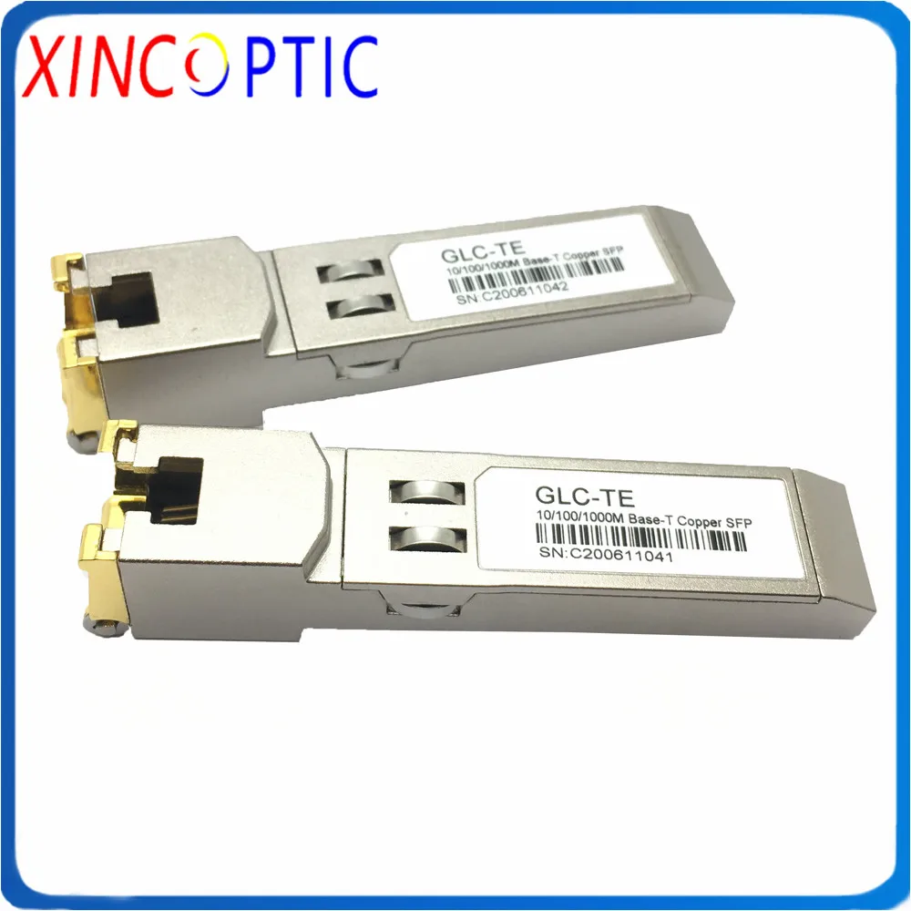 

Gigabit RJ45 SFP Module 10/100/1000Mbps Copper Transceiver,FOR Cisco GLC-T 1000BASE-T Optic