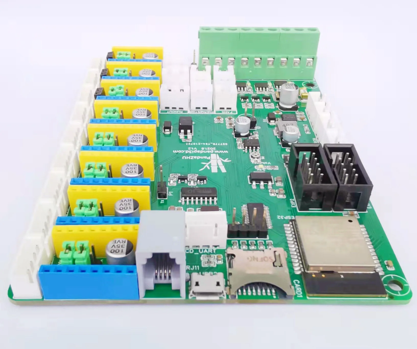 Материнская плата для 3D-принтера (CNC), все в Wifi ESP32, раньше, Марлин, Grbl