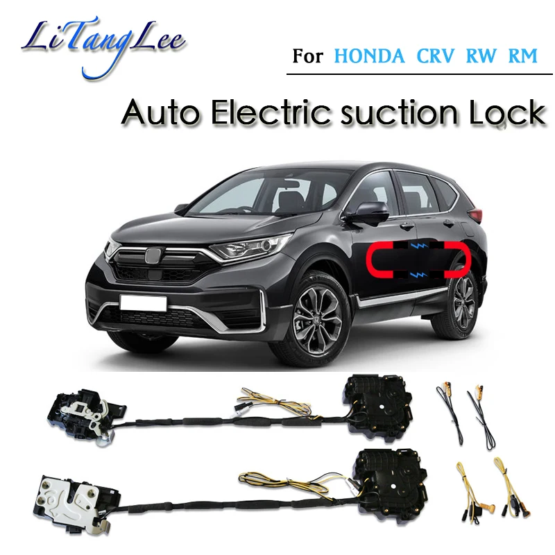 For HONDA CR-V CRV RW RM Car Soft Close Door Latch Pass Lock Actuator Auto Electric Absorption Suction Silence Closer